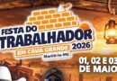 Marliéria divulga primeiras atrações da Festa do Trabalhador de Cava Grande 2026