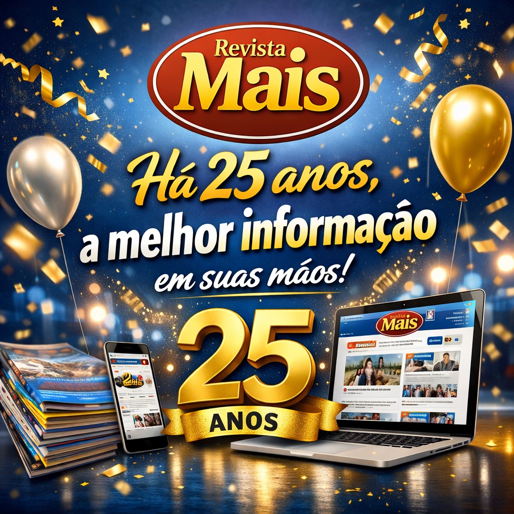 25 anos Revista Mais