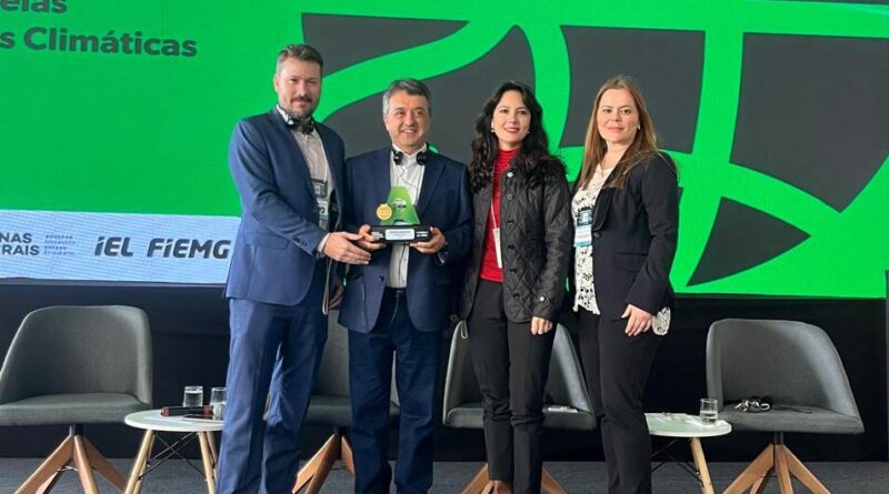 Aperam recebe selo da Fiemg por projeto de economia circular que reduz emissões na produção de aço